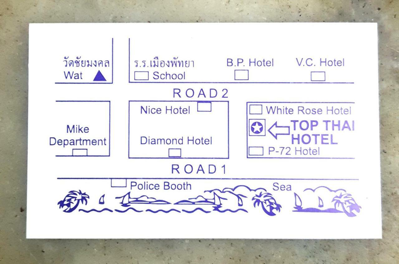 Top Thai Hotel Pattaya Exterior foto
